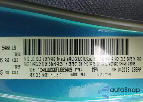 2015 Jeep Wrangler Unlimited Sport из США, поврежденный, VIN 1C4BJWDG6FL683409